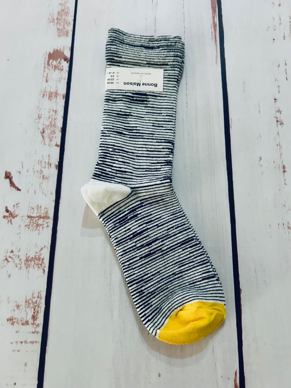 Calze: Socken Bonne Maison Socks stripes 36-39 Size – Nuovo (secondo la descrizione) da Zürich venduto da Ferienan 5