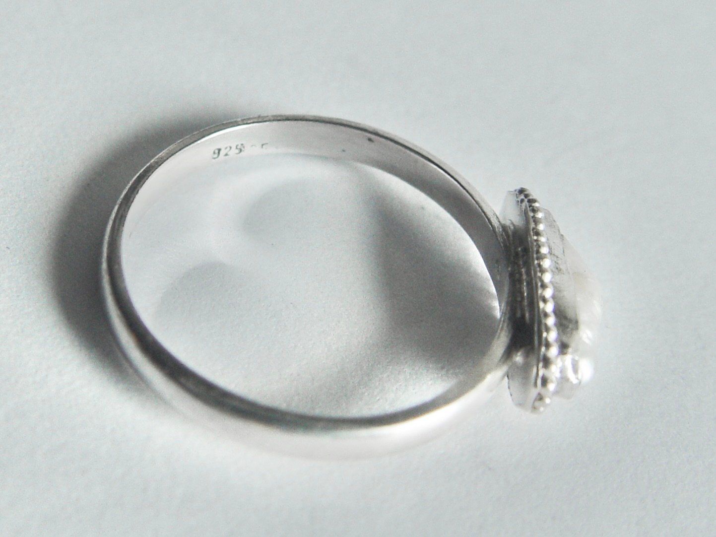 Anelli: Schmaler Ring mit Barockperle, Silber 925 – Usato da Henggart venduto da gernli 2
