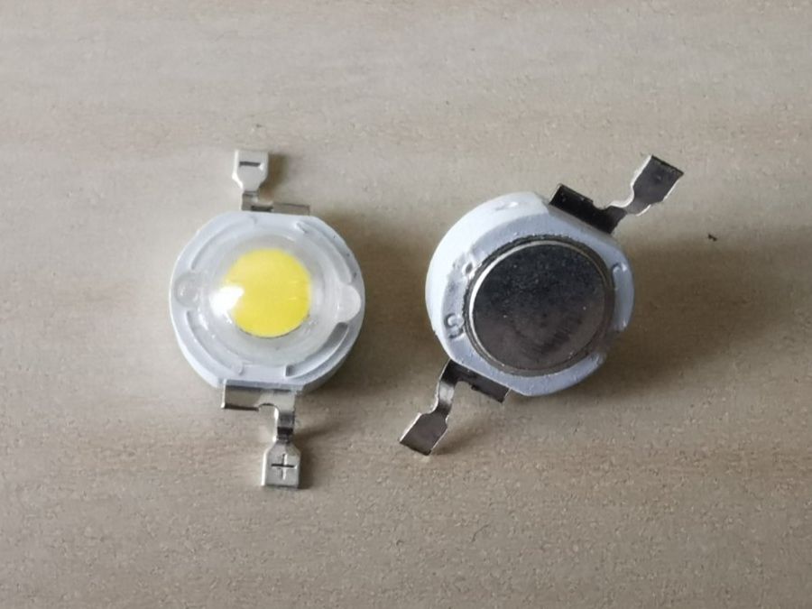 20x Diode SMD LED 1W Warmweiss 3000-3500K 350mA 3.2-3.4V (Neu und ...