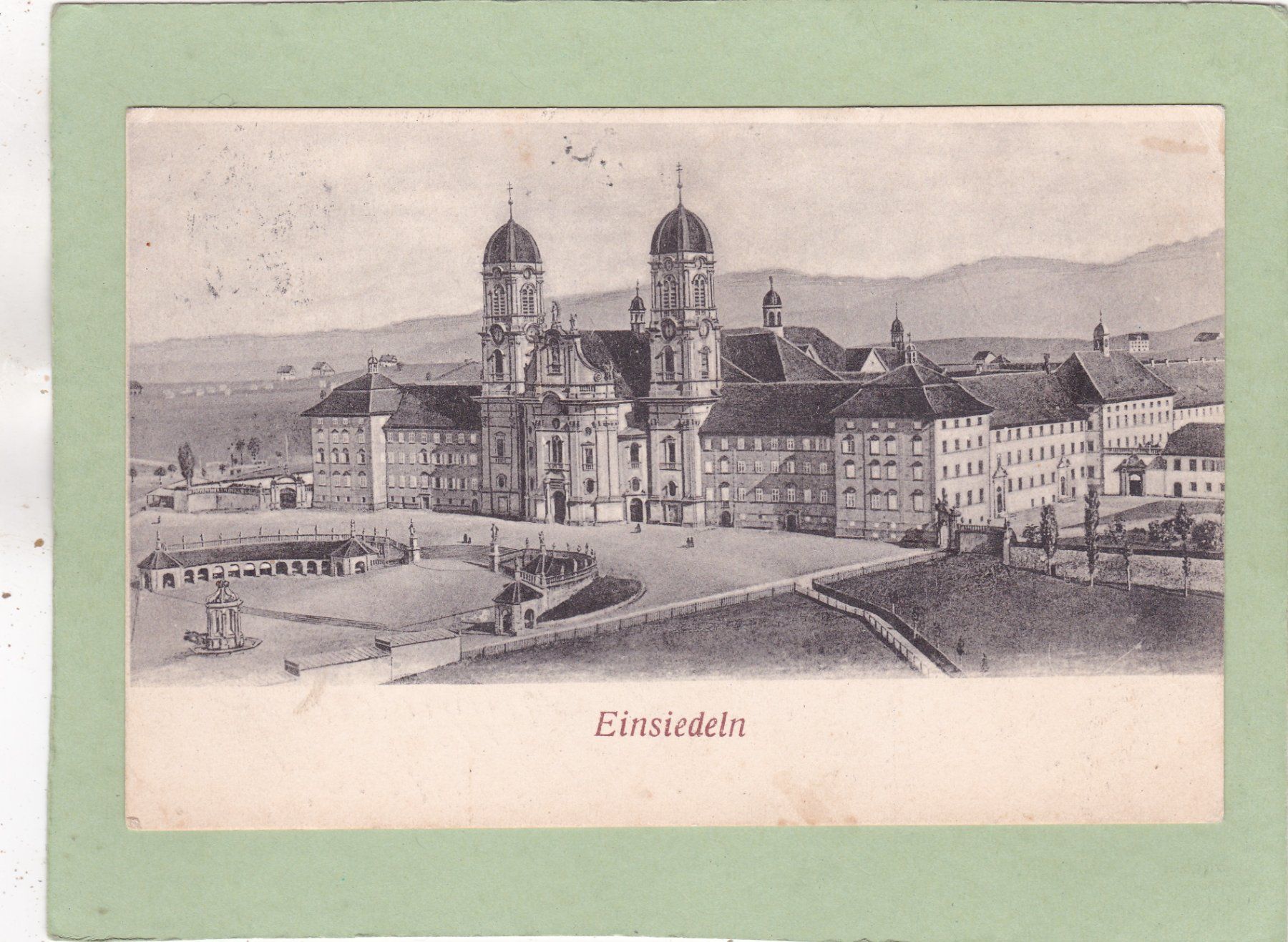 Cartoline postali: Einsiedeln 1920 – Usato da Herisau venduto da Lisegrat2008