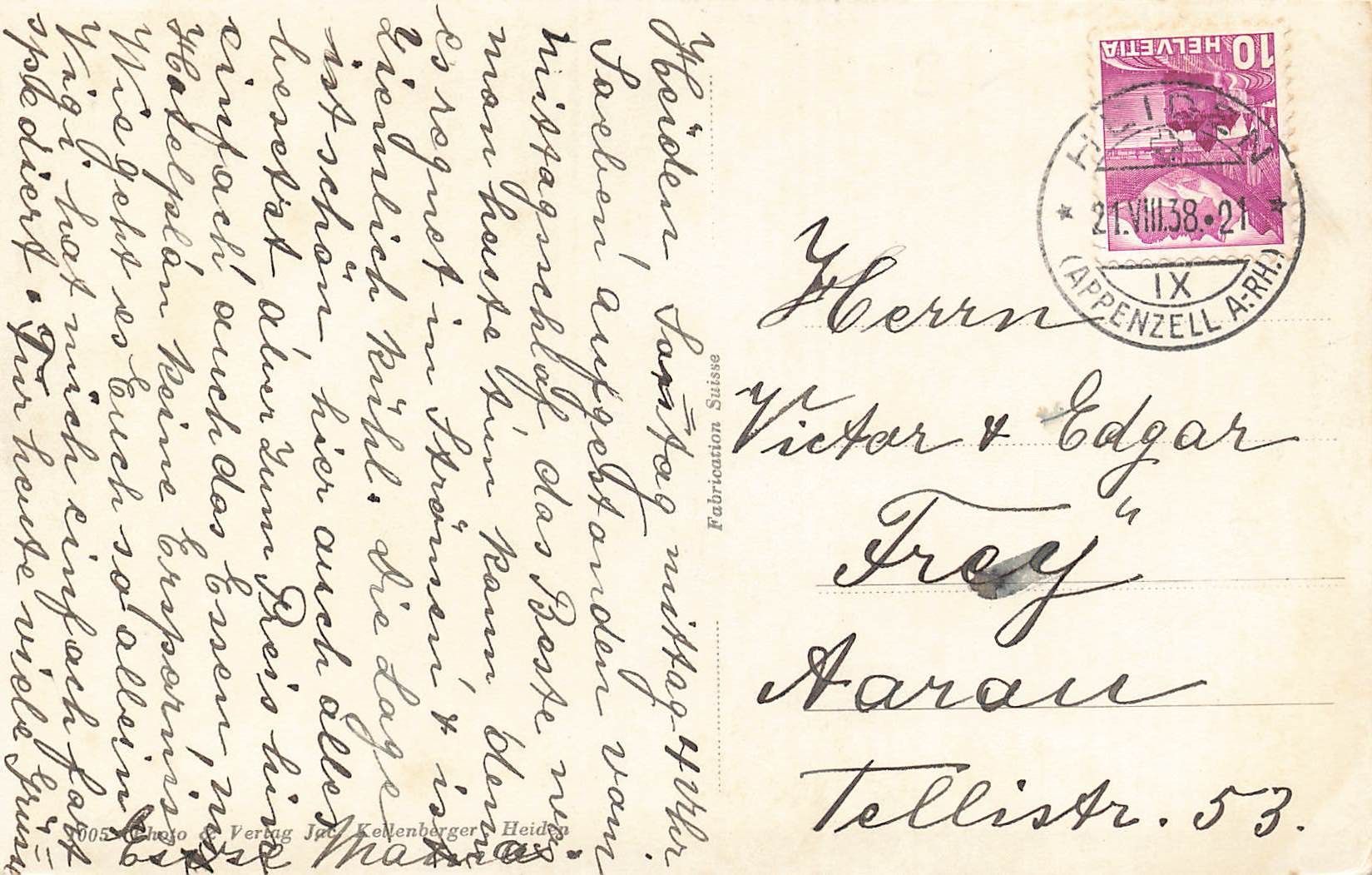 Cartoline postali: Kurort heiden – Usato da Biasca venduto da Blenio71 1