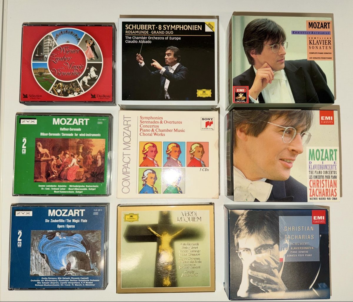 CD: Coffrets CD classique / Mozart Verdi Schubert  – Usato da La Russille venduto da Festler