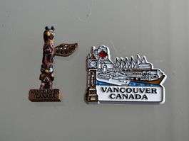 Kühlschrankmagnete Vancouver Kanada 🇨🇦 Totempfahl Schiff