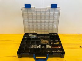 gebr. Sortimo Sortierkoffer mit gutem Inhalt ab 1.-