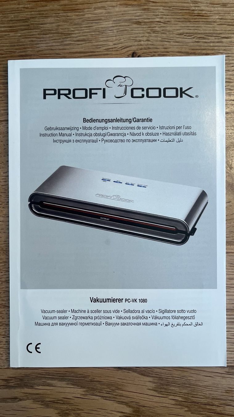 Küchengeräte: Vakuumierer Profi Cook PC-VK 1080 – Gebraucht aus Villnachern von stephang2007 4