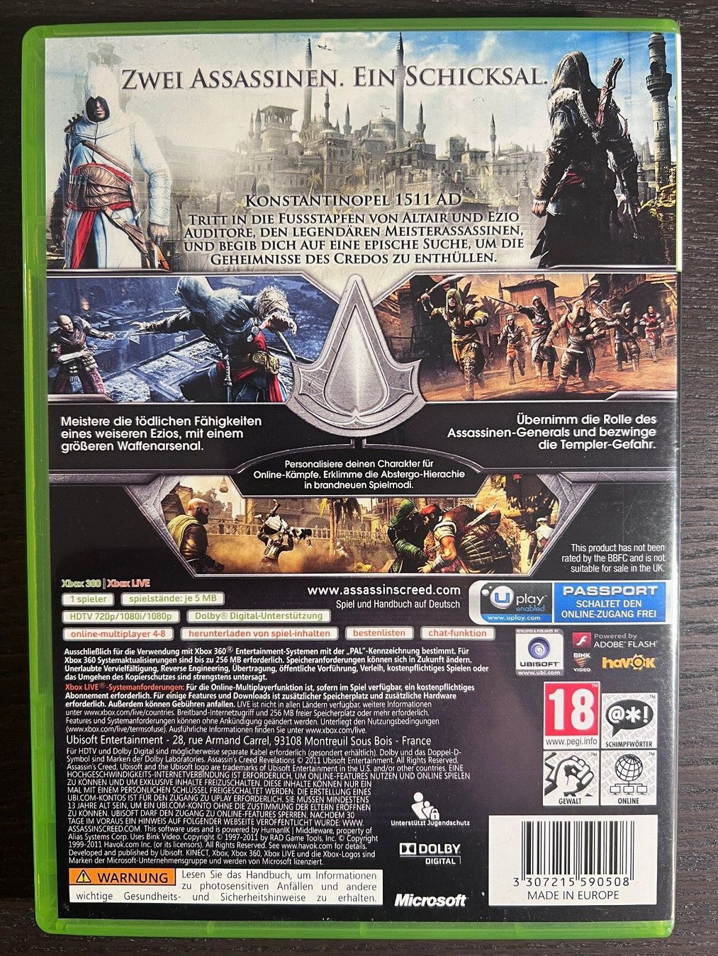 Microsoft Spiele: Assassin’s Creed - Revelations – Gebraucht aus Zürich von GameFreunde 1