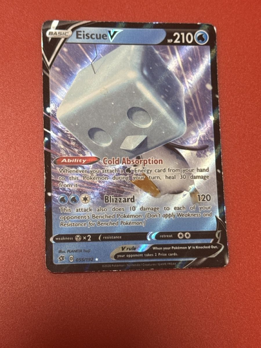 Pokémon Sammelbilder & Trading cards: Pokemon Eiscue V Karte 055/192  – Neu (gemäss Beschreibung) aus Volketswil von kev_8cfn 1