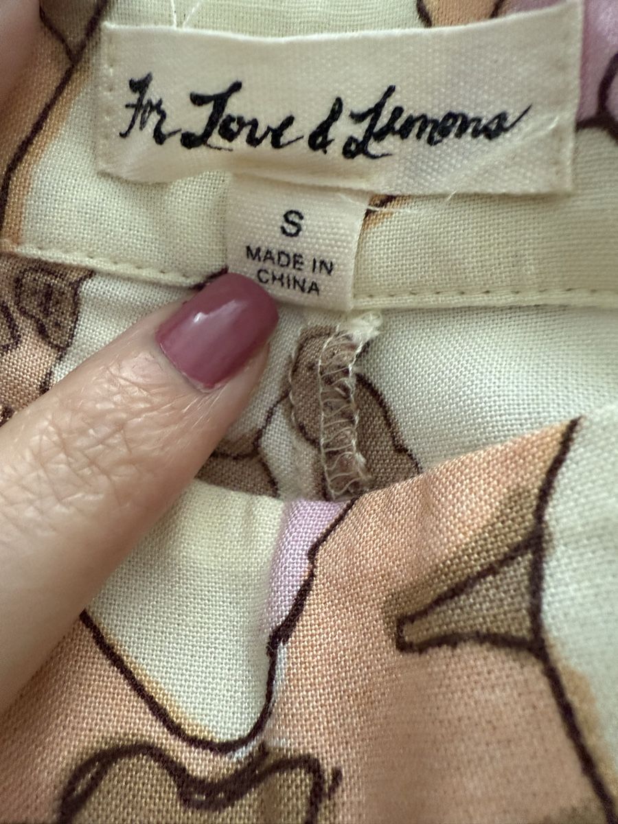 Pantaloni: For Love & Lemons Hose, Grösse S, Blumenmuster – Usato da Zollikon venduto da snowflake10- 2