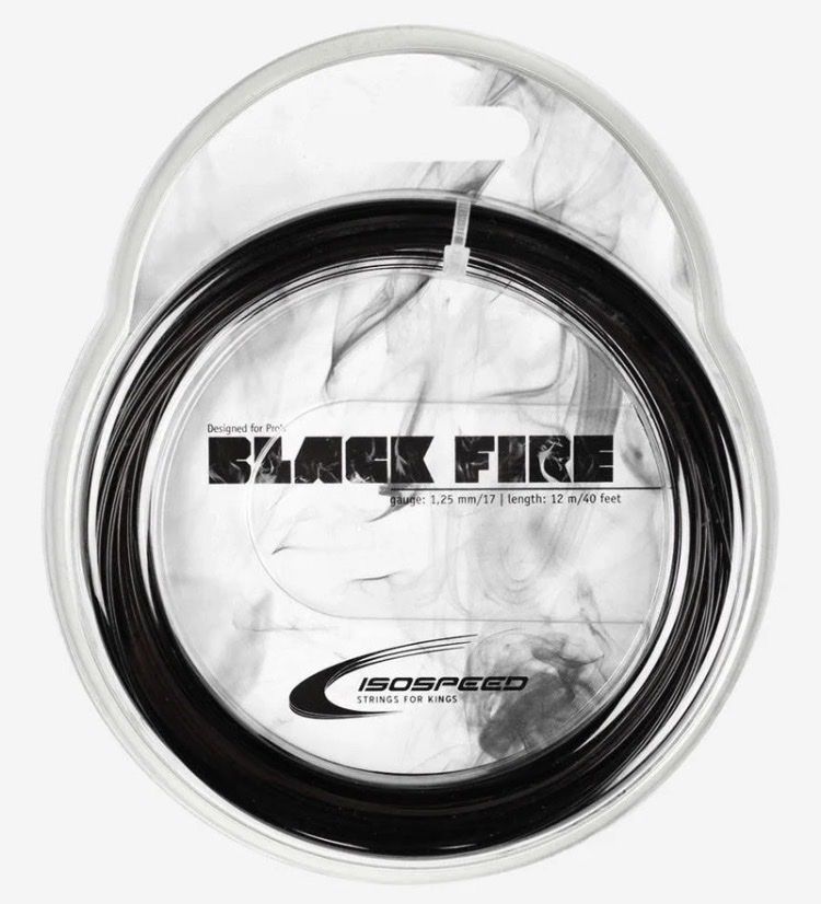 Racchette: Isospeed Black Fire Tennissaite – Nuovo e nell'imballaggio originale da Zürich venduto da Mr.Panenka
