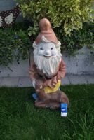 Gartenzwerg mit Rehkitz, Vintage Deko für den Garten!