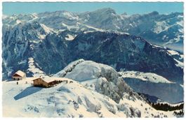 Leysin - Bernause mit Restaurant, Gondelbahn + les Muveraans