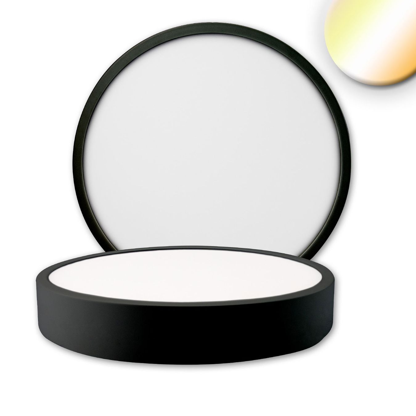 Lampadari & plafoniere: LED Deckenleuchte, Schwarz, 23 cm Ø – Nuovo (secondo la descrizione) da Kreuzlingen venduto da Smart-Light