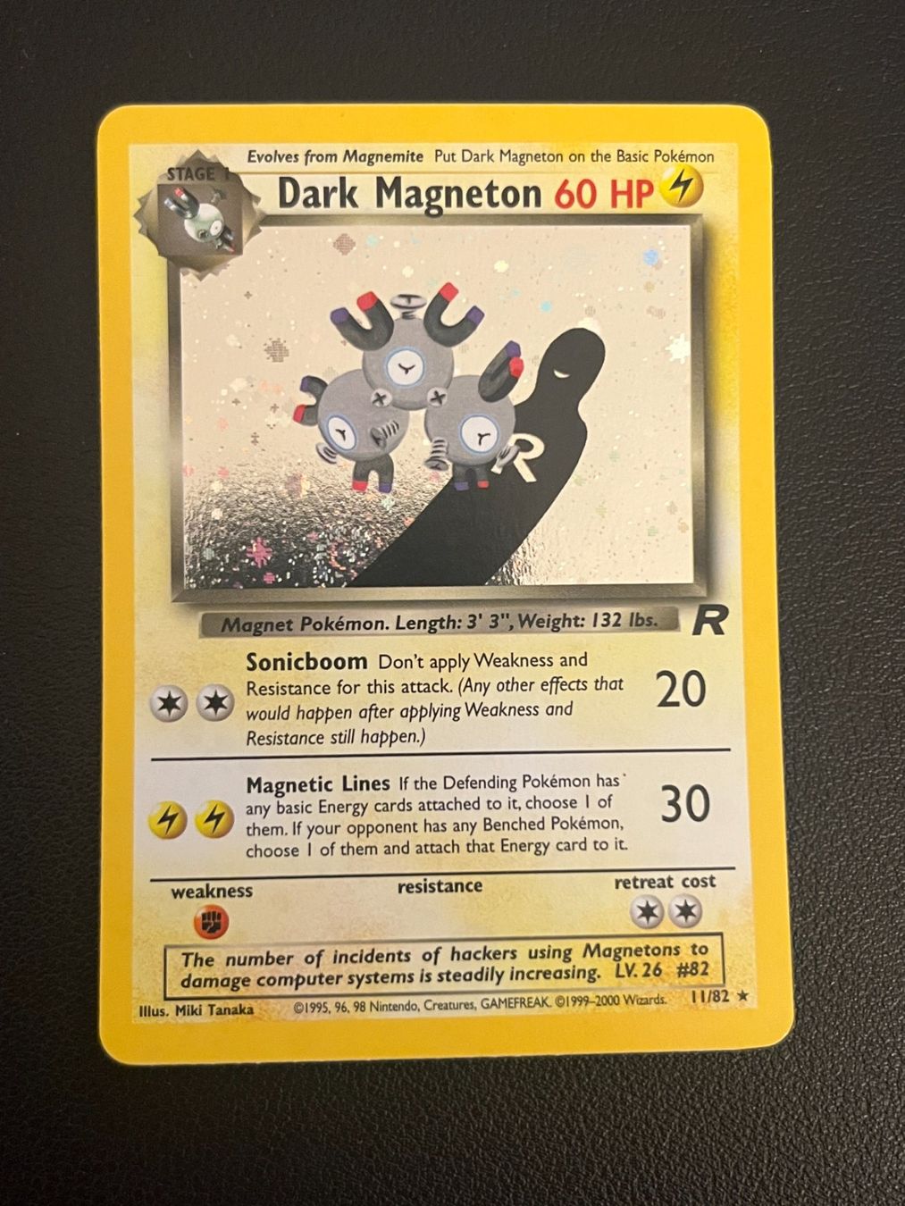 Pokémon Cartes à collectionner: Pokemon Dark Magneton Holo – D'occasion à Zollikerberg par Guido175