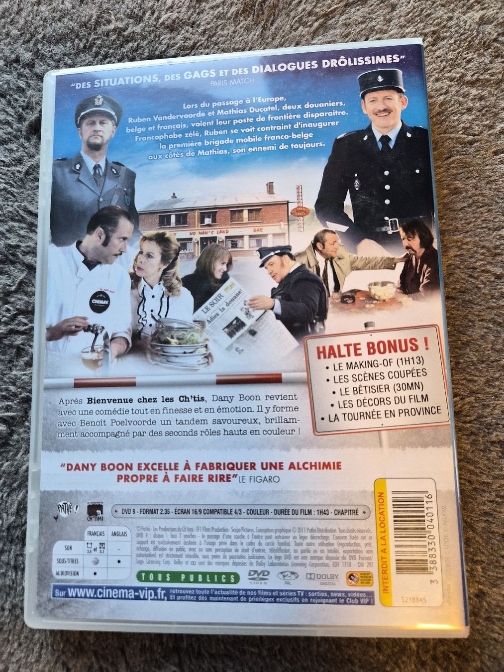 Tutti i DVDs: DVD Rien à Déclarer - Dany Boon, Benoit Poelvoorde – Usato da La Joux FR venduto da car_ck96 2