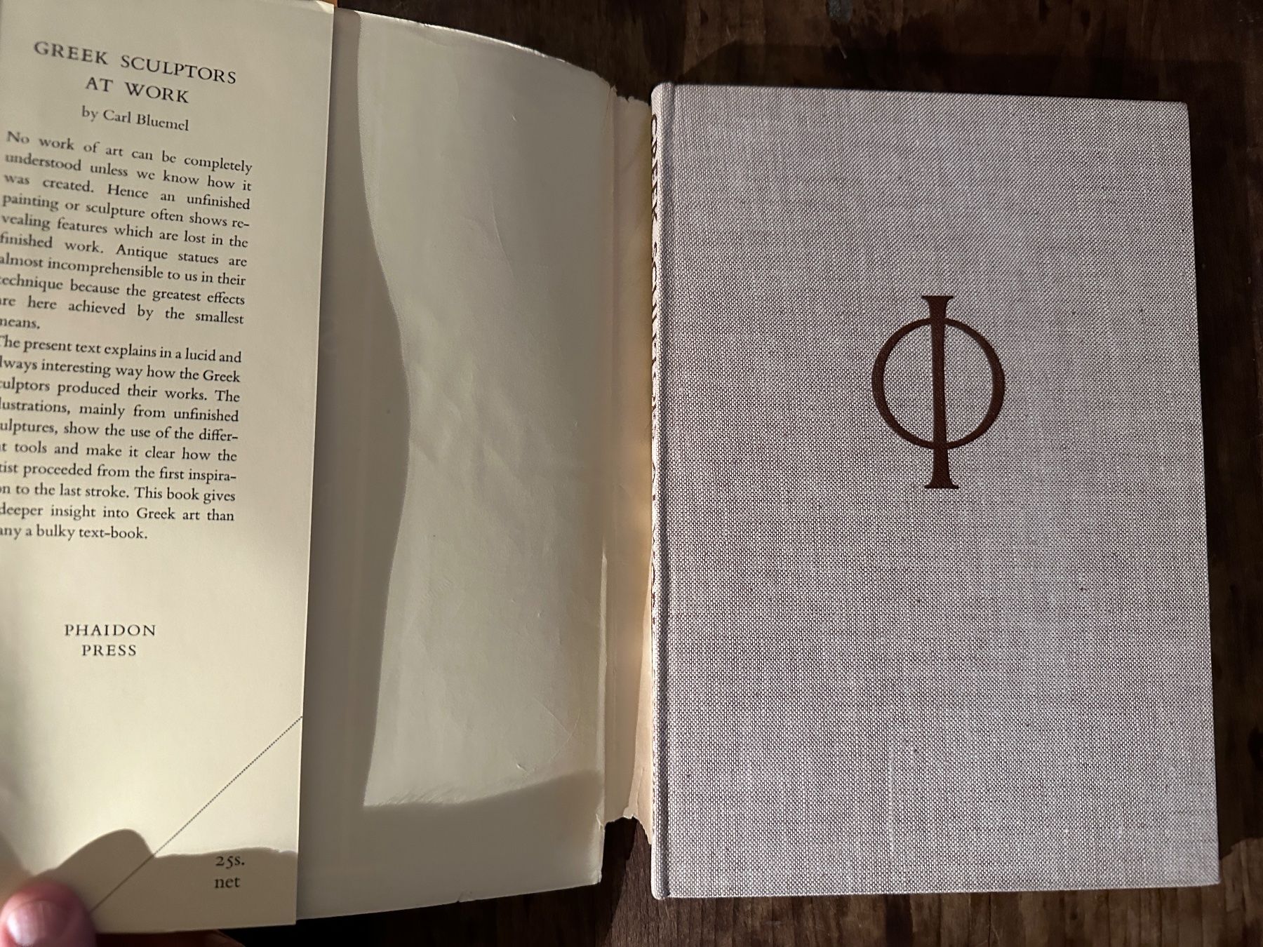 Libri: Carl Bluemel: Greek Sculptors at Work. – Usato da Zürich venduto da allp 1