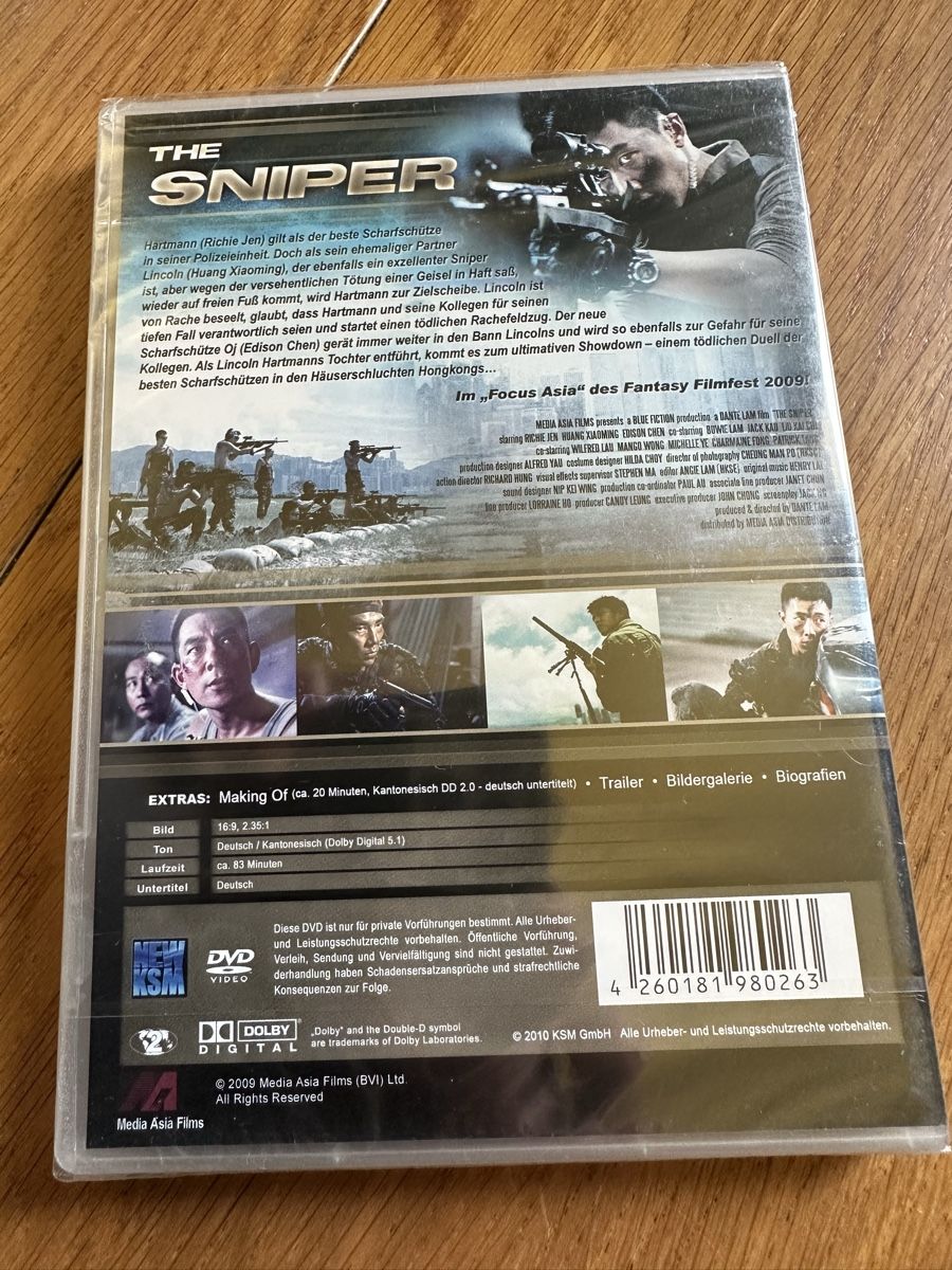 Tutti i DVDs: The Sniper, DVD, OVP ￼ – Nuovo e nell'imballaggio originale da Benken ZH venduto da Audi-erich 1