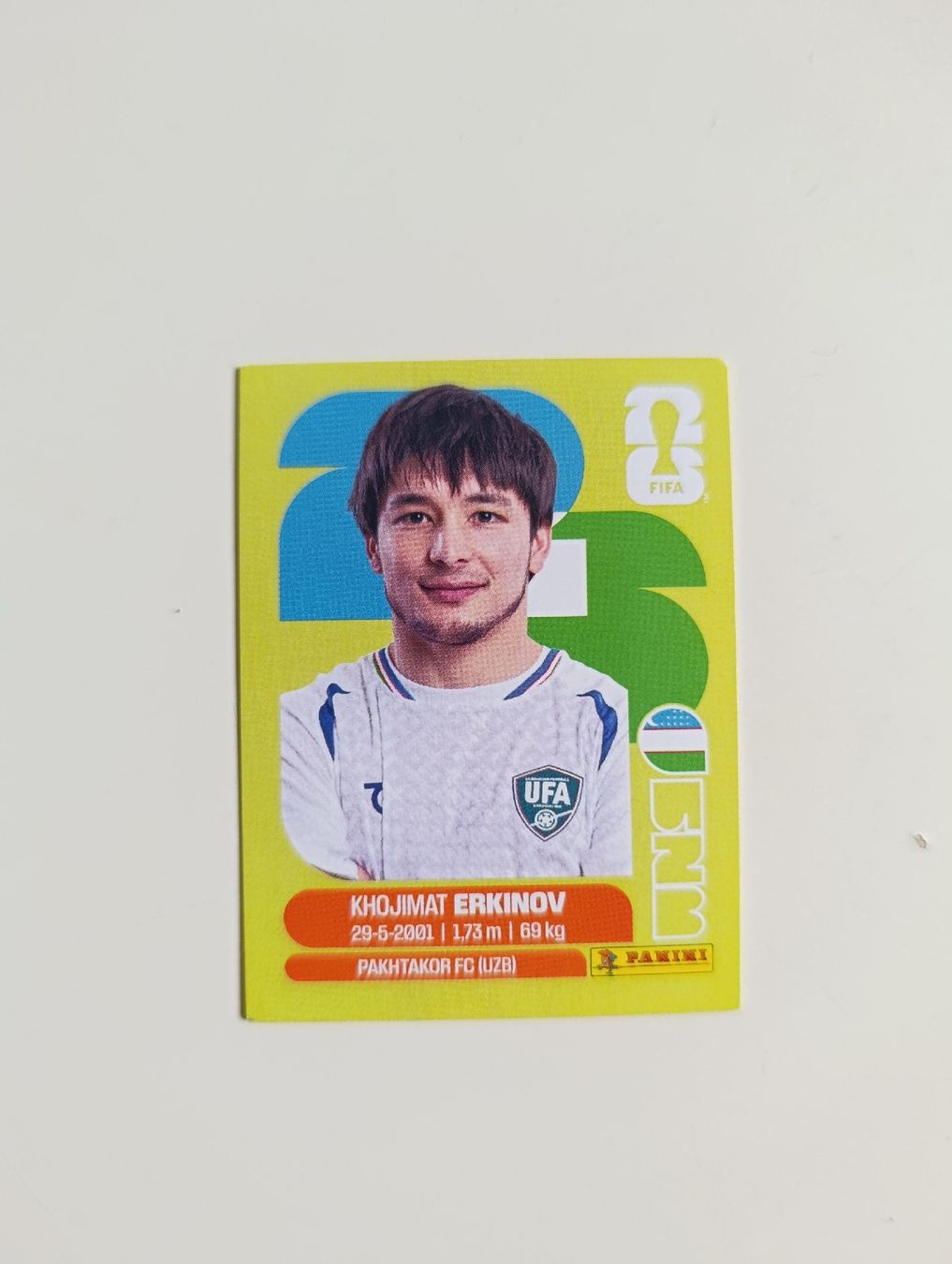 Panini Cartes à collectionner: Panini World Cup 2026 UZB 15 Erkinov – Neuf (Voir description) à Lavey-Village par pas_7xd2