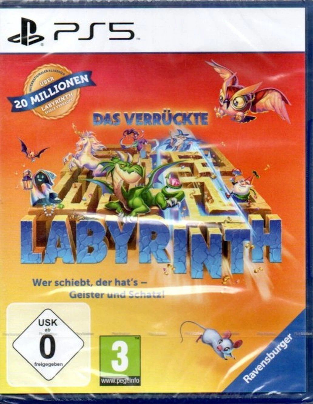 Spiele: Das verrückte Labyrinth PS5 – Neu und originalverpackt aus Schaffhausen von Gemma_1966