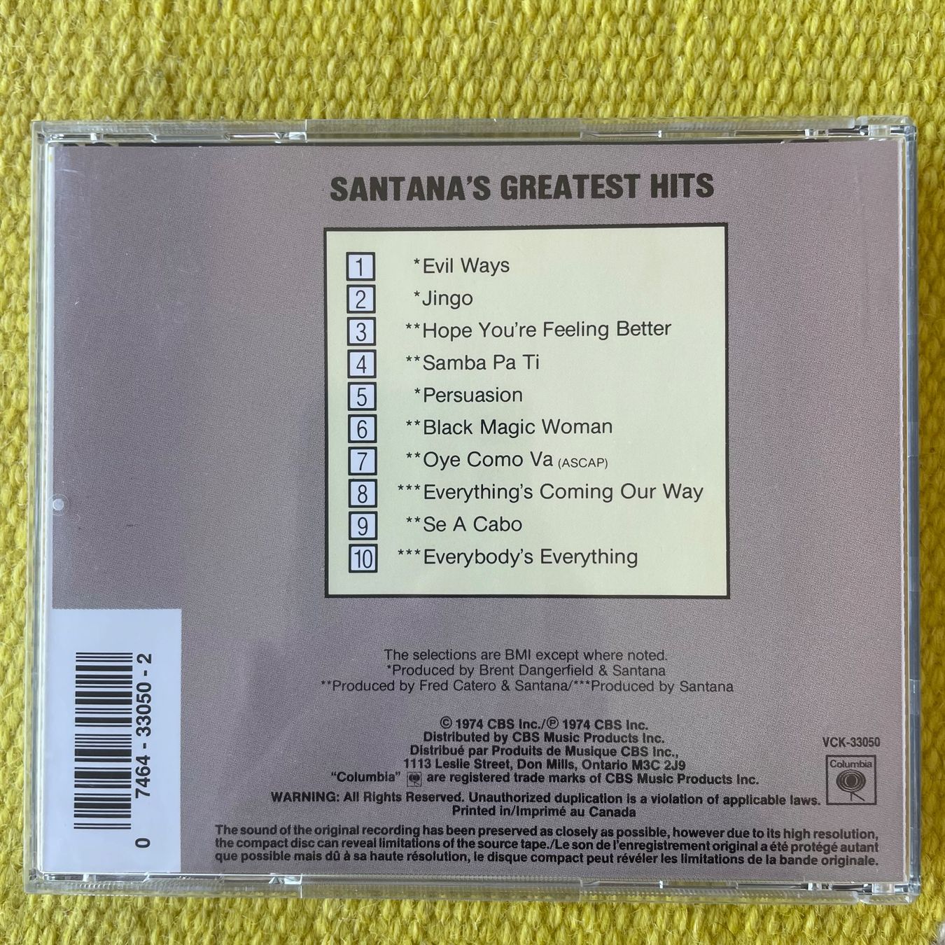 CD: SANTANA-GREATEST HITS – Usato da Rorschacherberg venduto da CD-Roli 1