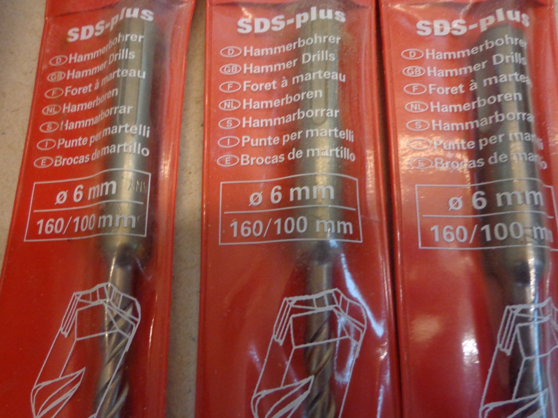 Tutti gli attrezzi: 10 SDS plus Steinbohrer Neu – Nuovo (secondo la descrizione) da Zofingen venduto da schmidi67 3