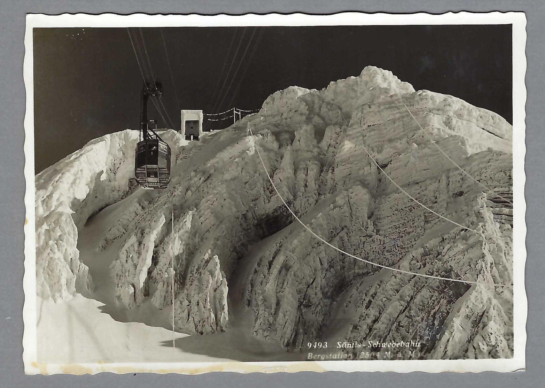 Cartoline postali: 1942, SÄNTIS-SCHWEBEBAHN – Usato da Pura venduto da ulisse1957