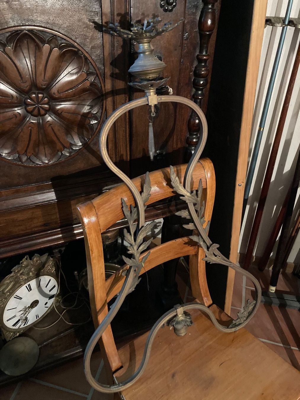 Lampade: Lampe ancienne lamp antik – Usato da St-Cierges venduto da LeRegain