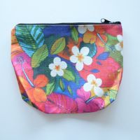 Kleine Tasche Necessaire mit Reißverschluss - Blumen