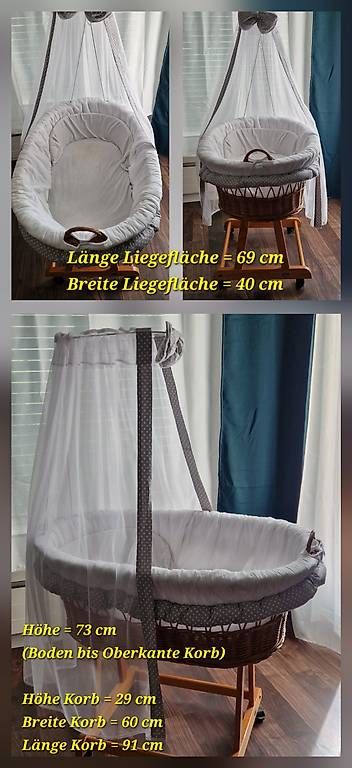 Culle: Stubenwagen/ Beistellbett  – Usato da Krauchthal venduto da VieVieS.