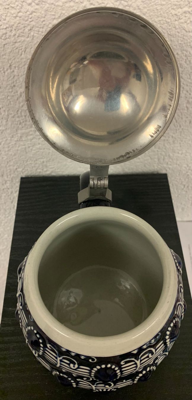 Bicchieri: Bierkrug - Bierhumpen mit Zinndeckel – Usato da Gundetswil venduto da Egro100 4