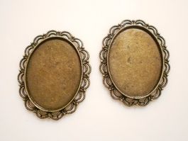 1 Stk. Bildrahmen Messing Schmuckanhänger/-Teil.Twint:Ja.