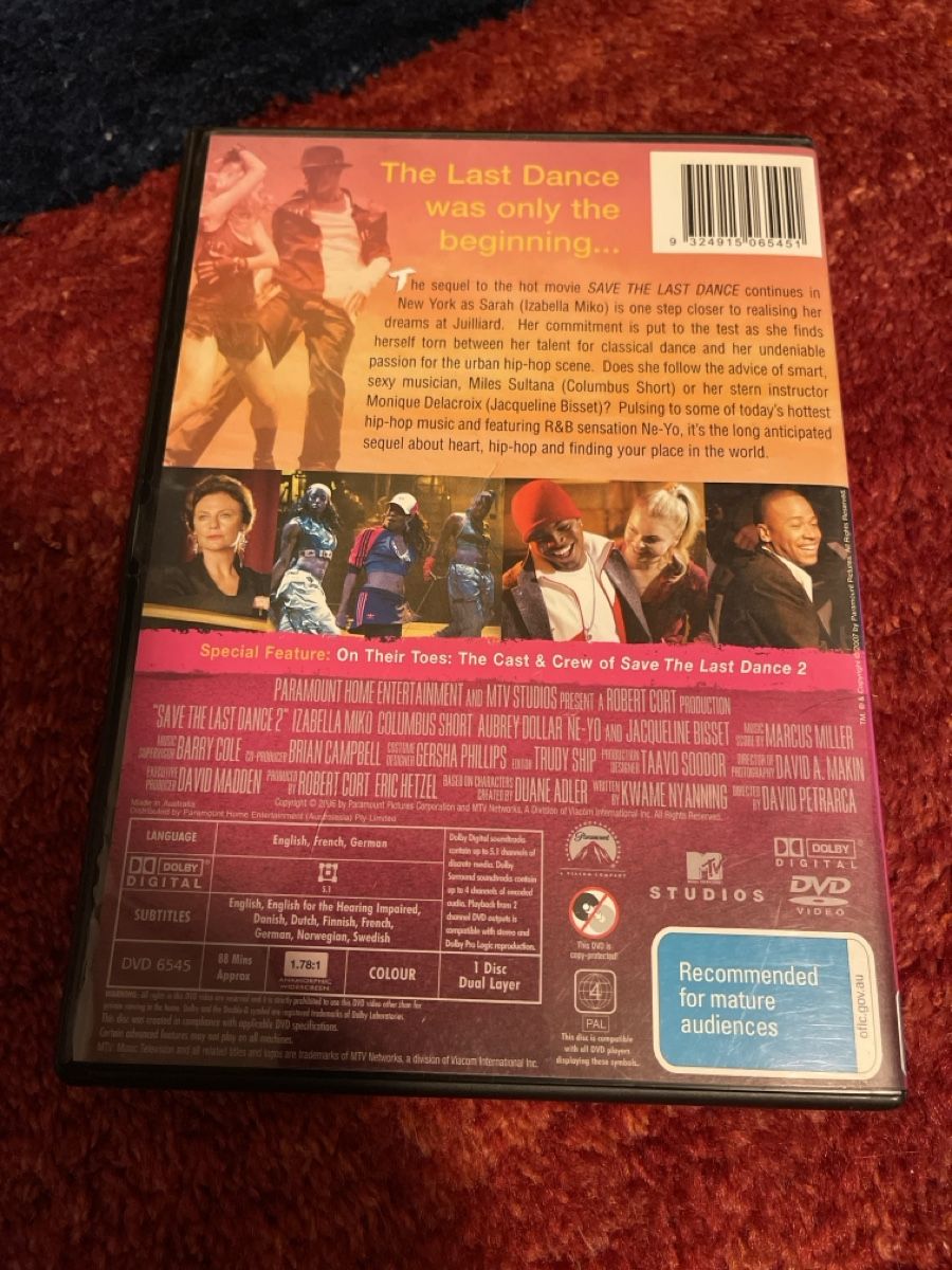 Tutti i DVDs: Save the Last Dance 2 DVD – Usato da Unterkulm venduto da AnoliOccasion 2