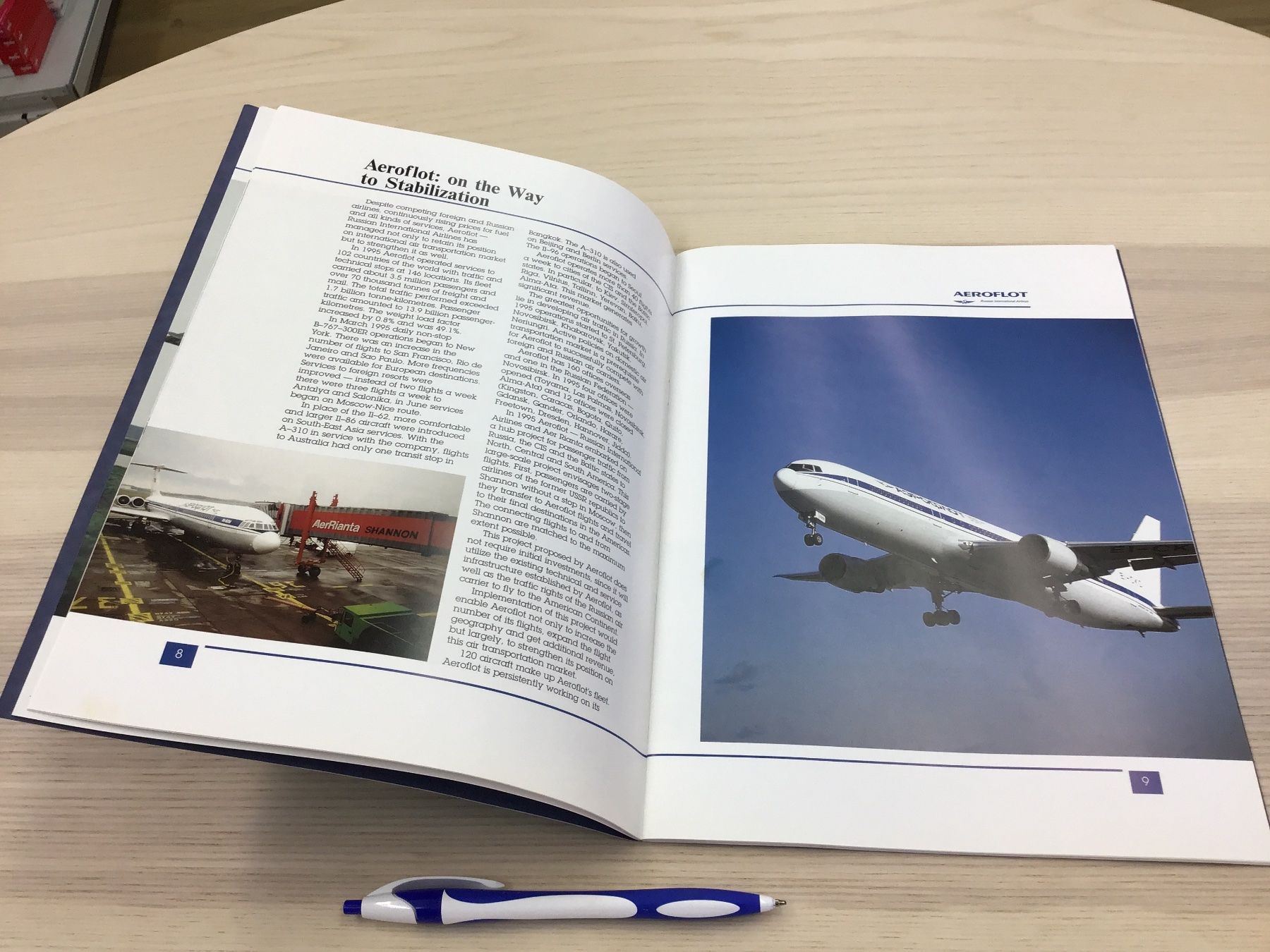 Riviste & Magazine: Aeroflot Jahresbericht 1995 – Nuovo (secondo la descrizione) da Männedorf venduto da Modellbau-wyss 1
