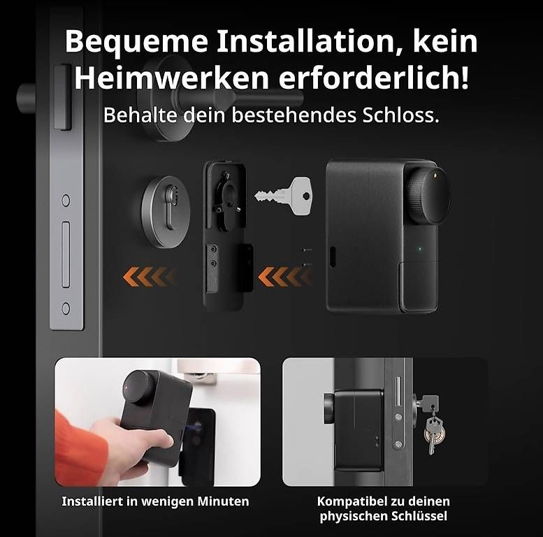 Lucchetti: Switchbot Lock Pro elektronisches Türschloss mit Fingerprint – Usato da Othmarsingen venduto da user410 3