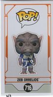 FUNKO POP! STAR WARS  716 BOBBLEHEAD ZEB ORRELIOS special ed