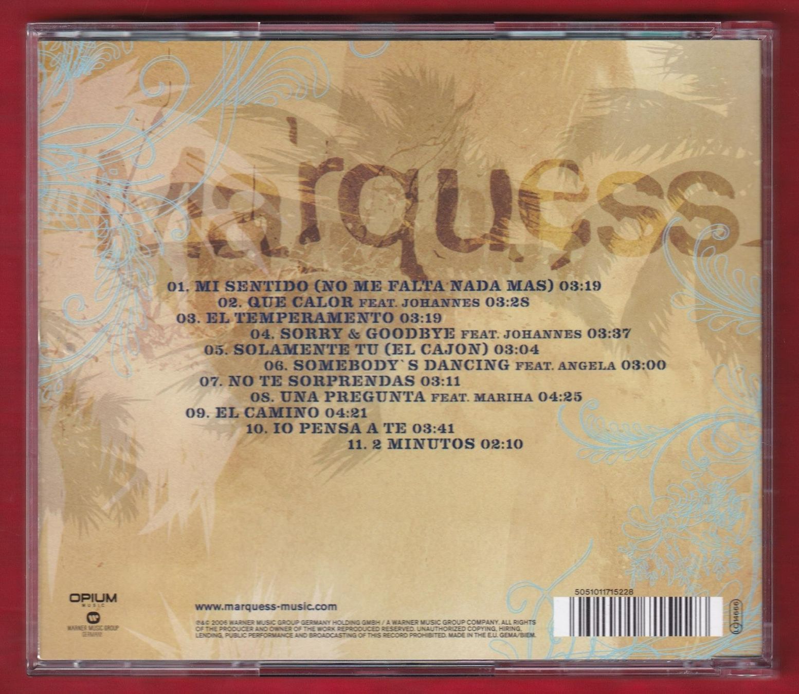 CD: Marquess - Marquess (CD) – Usato da Zürich venduto da Pfluftl2000 1