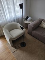 Stehlampe schwarz