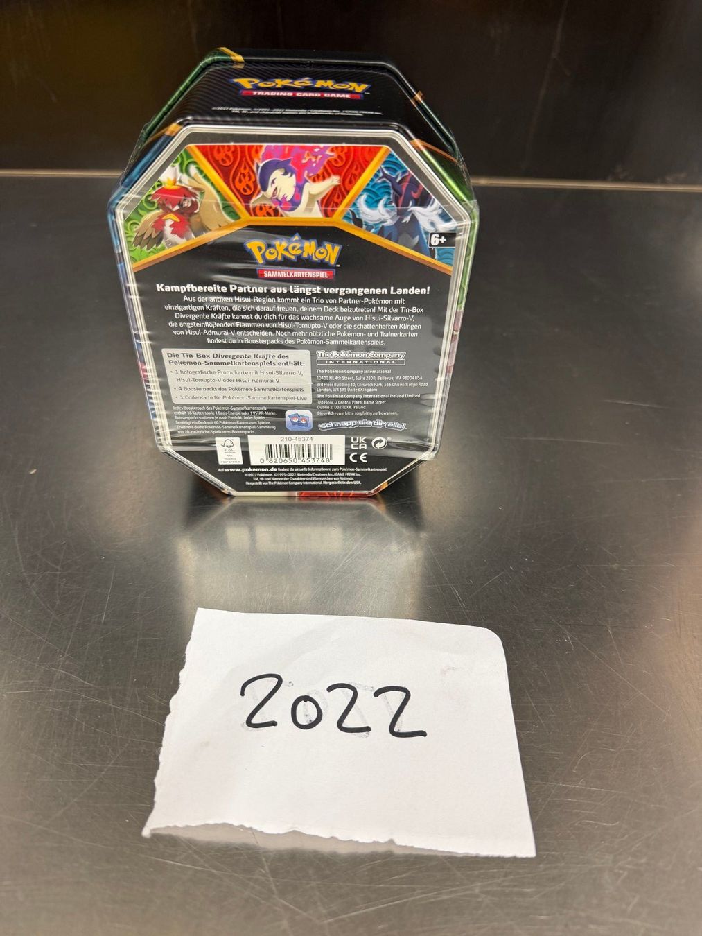 Pokémon Sammelbilder & Trading cards: POKEMON-TIN BOX-SILVARRO V-2022 – Neu und originalverpackt aus Frick von RC2367 1