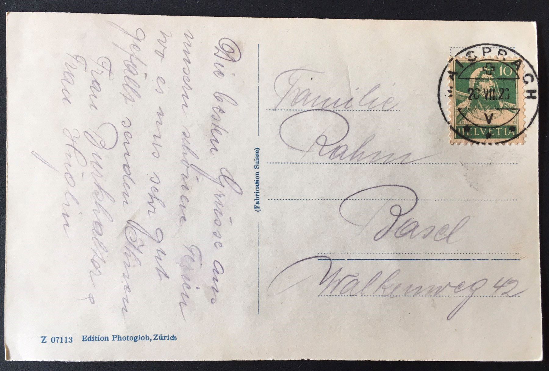Cartoline postali: Bad Maisprach bei Rheinfelden – Usato da Kreuzlingen venduto da Rschweiz1 1