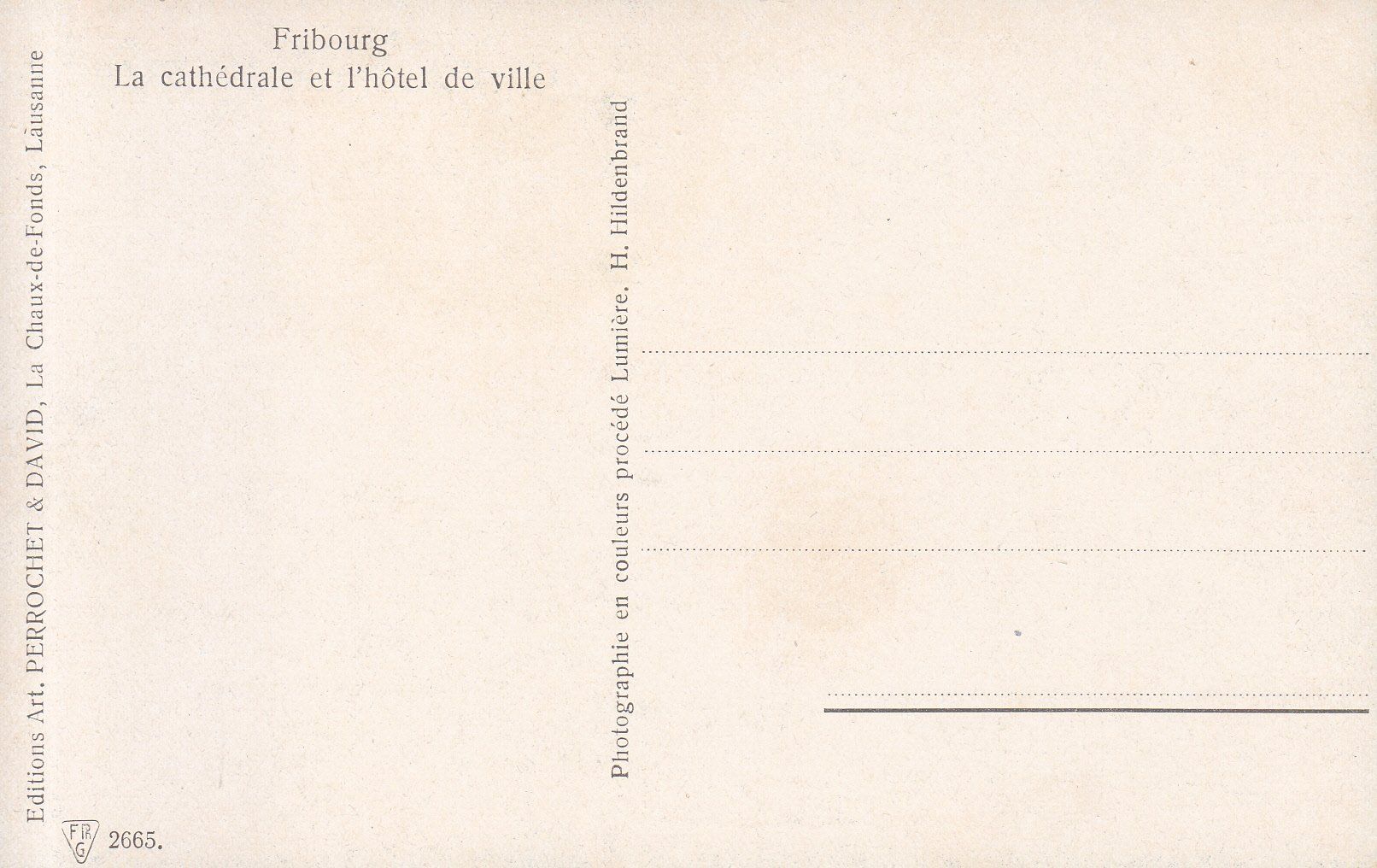 Cartoline postali: Fribourg ca. 1940 – Usato da Bürglen TG venduto da StampGraf 1