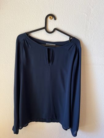 Soaked in Luxury Bluse, Gr. S, Dunkelblau