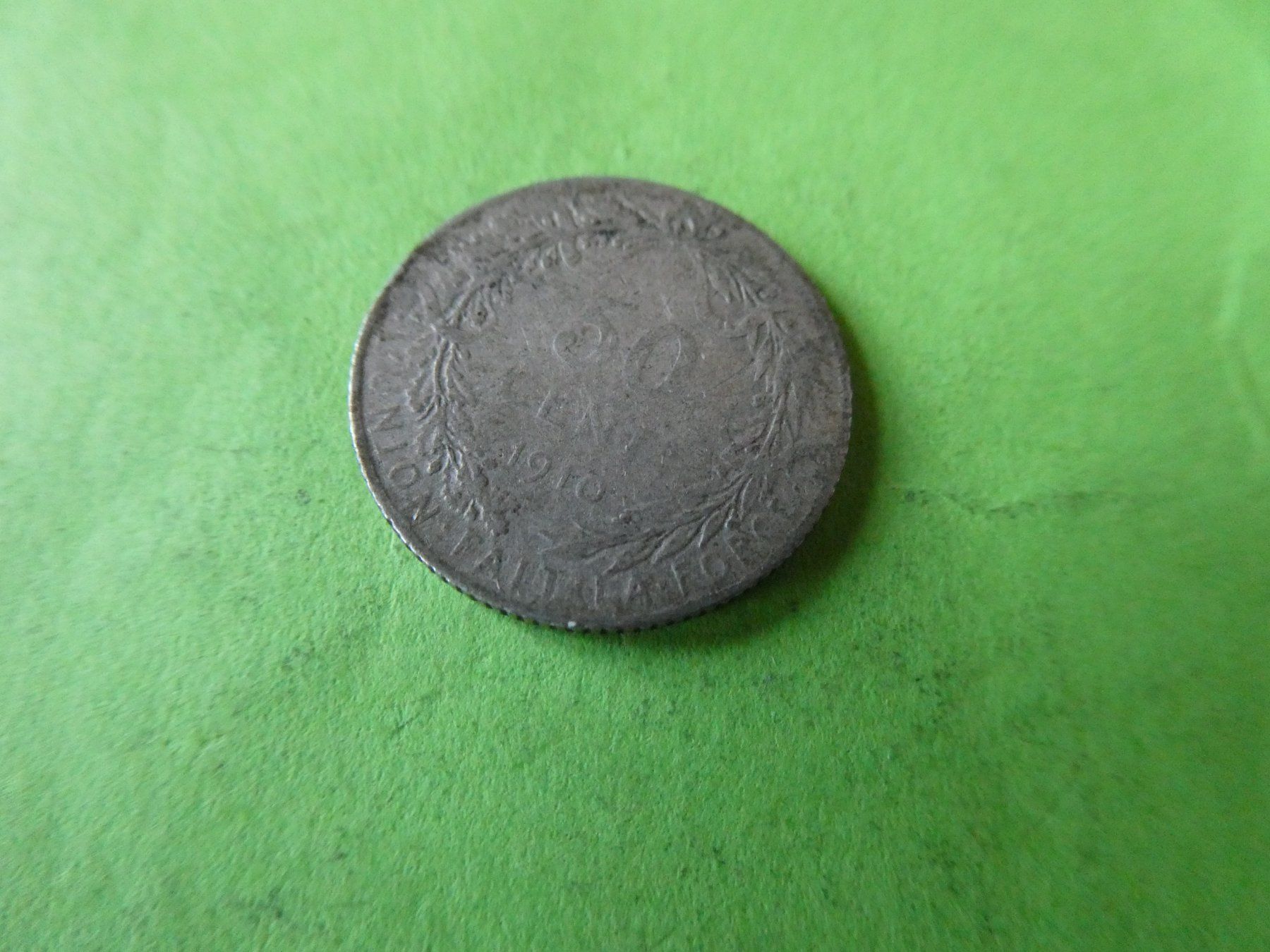 Tutti le monete: Belgien 1910, 50 Centimes - Silber – Usato da Hinterforst venduto da Rohusri 1