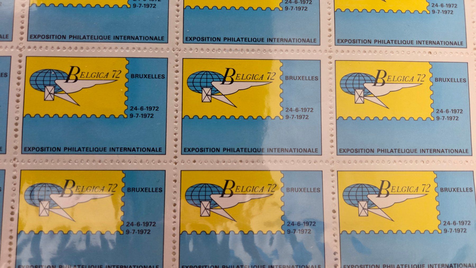 Alle Briefmarken: Lot Bogen mit Vignetten – Gebraucht aus Muri b. Bern von Nydegg3 4