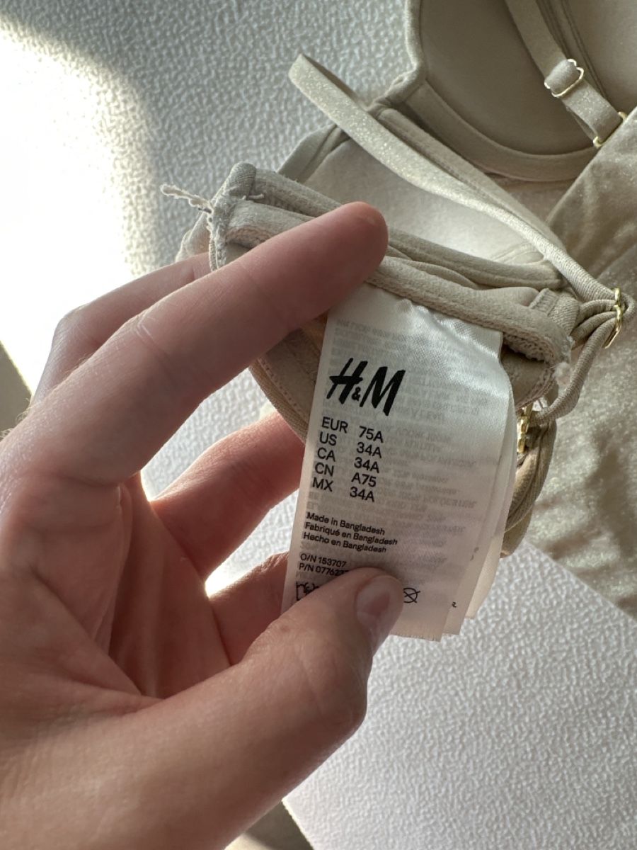 H&M Costumi da bagno & Bikini: Bikini H&M beige/gold Grösse 75A – Usato da Zug venduto da a.marryl 4