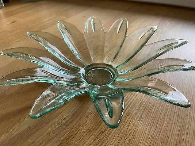 Kerzenständer:  Glas Schale- Kerzenständer  – Gebraucht aus Zürich von Sonnenblume_65 1