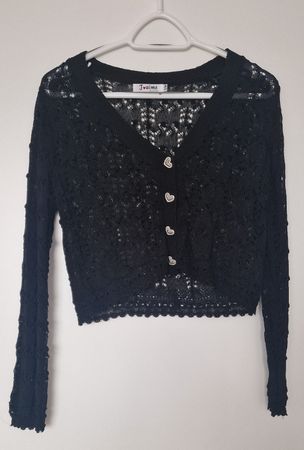 Schwarze Jwaime Strickjacke, Gr. S/M, Top Zustand!
