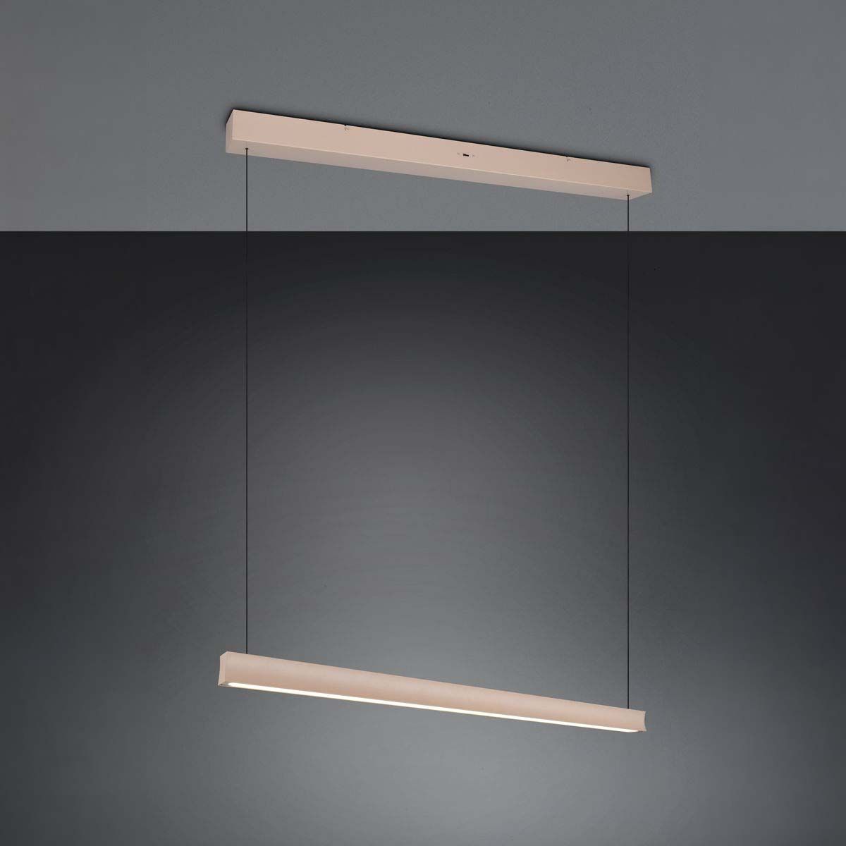 Lampadari & plafoniere: LED Pendelleuchte, Beige, 113 cm x 9 cm – Nuovo (secondo la descrizione) da Kreuzlingen venduto da Smart-Light 2