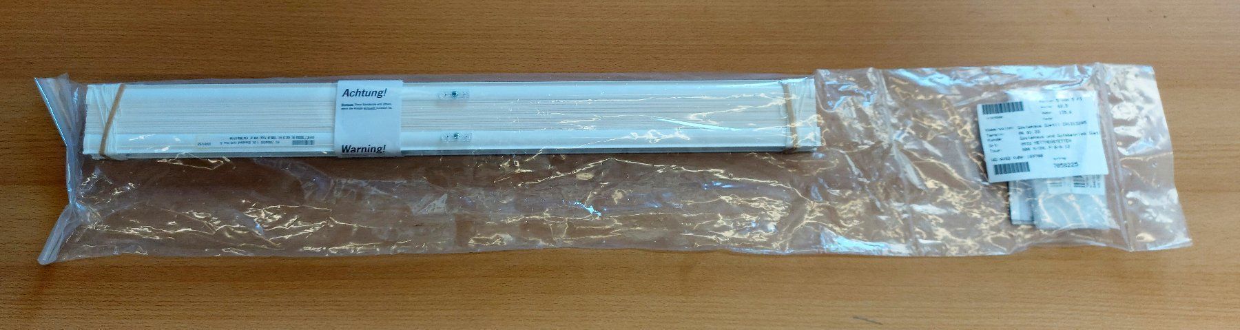 Tende: Premium Plissee weiss, mit Spannschuhen – Usato da Mettmenstetten venduto da Tschaebis 3