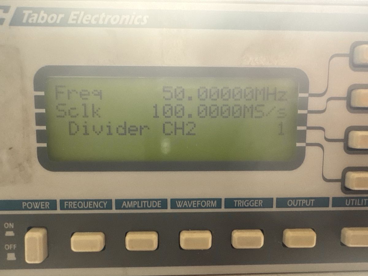 Messen: Tabor Electronics 8026 Arbitrary Waveform Generator – Gebraucht aus Basel von nob_n9h8 2