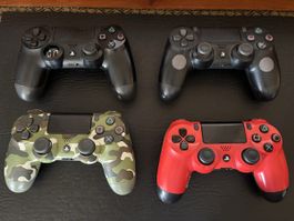 Lot de manettes de PS4 