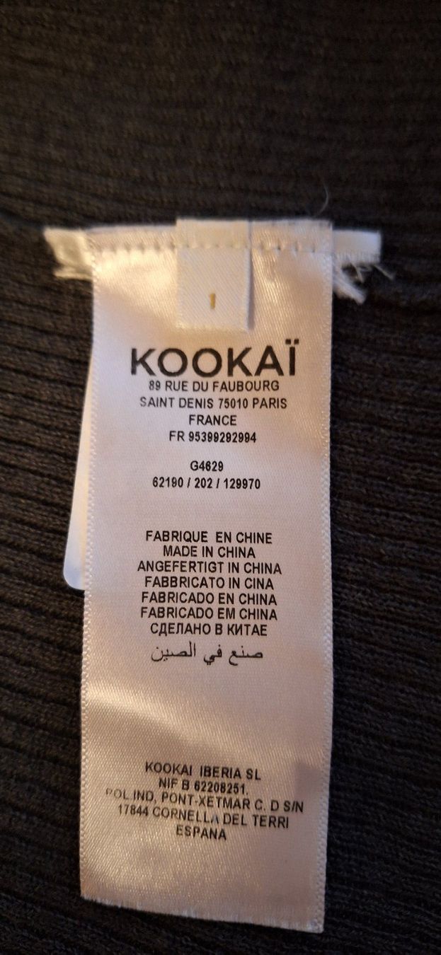 Kookai Bolero: Kookai, boléro gris antracite – Nuovo e nell'imballaggio originale da Lussery-Villars venduto da pousinete02 4